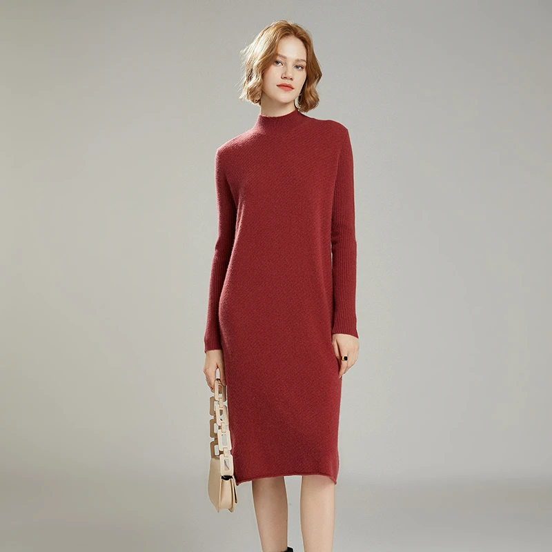 woman winter 100% Cashmere sweaters autumn knitted Pullovers dresses High Quality Warm Female jumper Half high collar clothing
woman winter 100% Cashmere sweaters autumn knitted Pullovers dresses High Quality Warm Female jumper Half high collar clothing