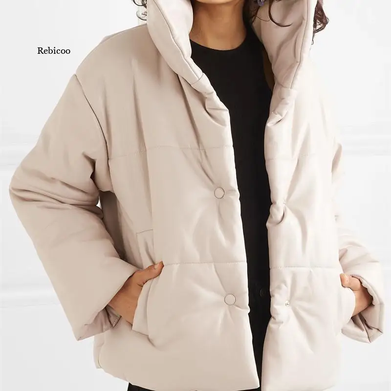Woman Jacket Manteau Femme Hiver Autumn And Winter Faux Leather Windproof Warm Short Fashion Casual Button High Collar
Woman Jacket Manteau Femme Hiver Autumn And Winter Faux Leather Windproof Warm Short Fashion Casual Button High Collar