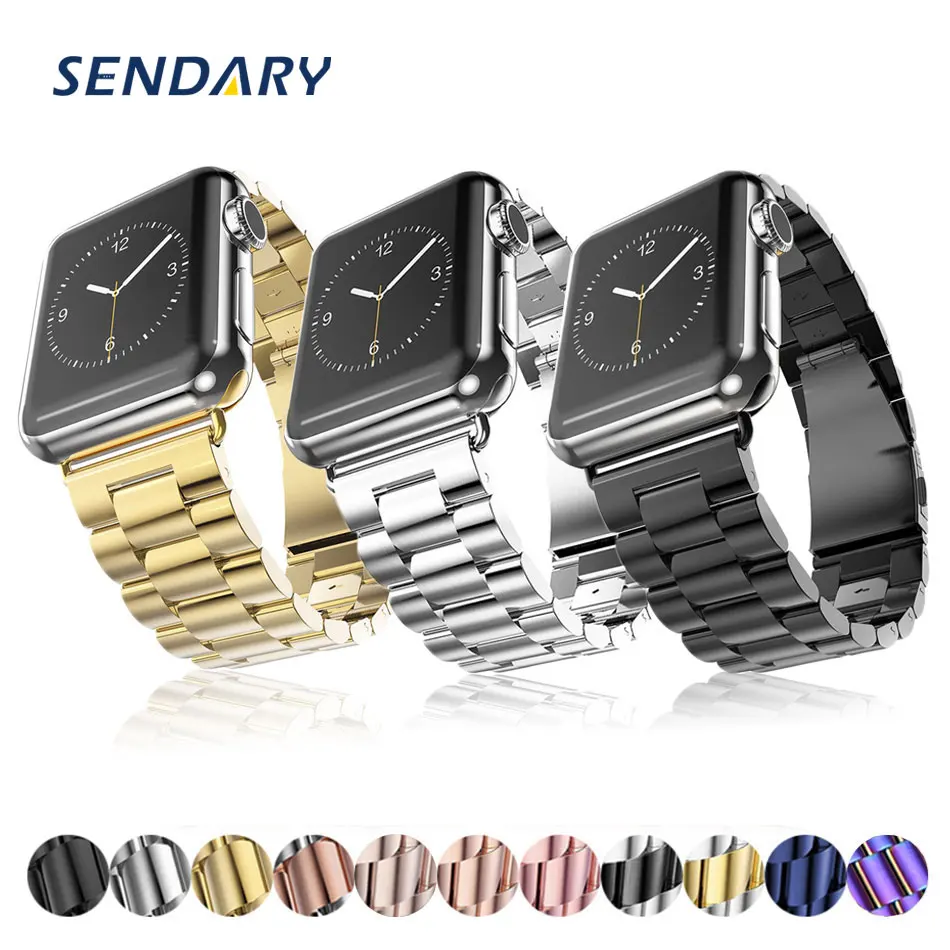 Stainless Steel Watch Band for Apple Watch SE 7/6/5/4 42MM 44MM 45MM Loop Strap for iWatch Series 1/2/3 38MM 40MM 41MM Bracelet
Stainless Steel Watch Band for Apple Watch SE 7/6/5/4 42MM 44MM 45MM Loop Strap for iWatch Series 1/2/3 38MM 40MM 41MM Bracelet