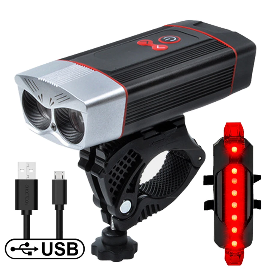 Bike Front Light Set Waterproof Bicycle Light USB Rechargeable MTB Road Lamp With Power Bank Cycling Headlight Bike Accessories
Bike Front Light Set Waterproof Bicycle Light USB Rechargeable MTB Road Lamp With Power Bank Cycling Headlight Bike Accessories