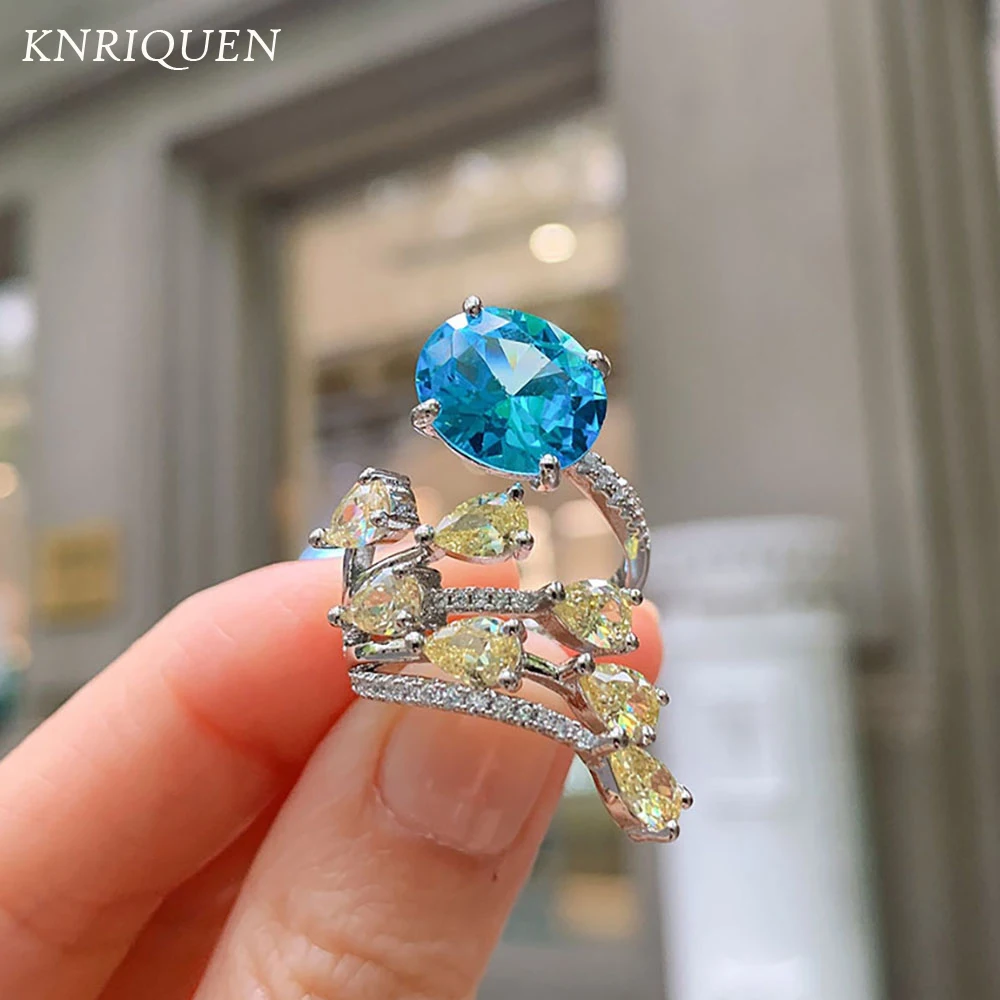 2021 New Charms 925 Sterling Silver 10*12MM Paraiba Tourmaline Topaz Open Rings for Women Cocktail Wedding Bands Fine Jewelry
2021 New Charms 925 Sterling Silver 10*12MM Paraiba Tourmaline Topaz Open Rings for Women Cocktail Wedding Bands Fine Jewelry