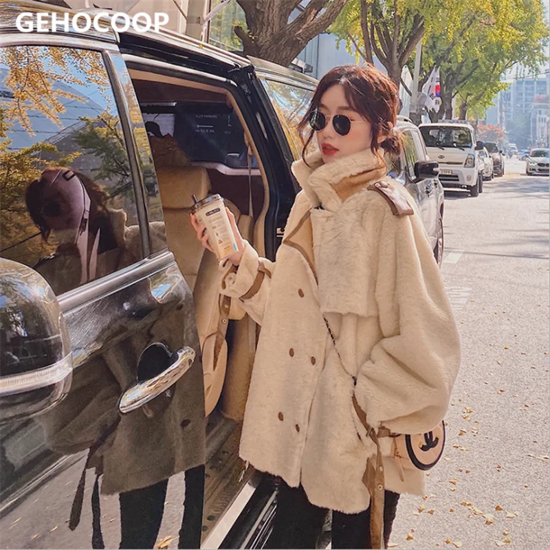 Women's Jacket Winter Lambwool Warm Coat Locomotive Jackets Bomber Midi Lamp Fur Long Sleeve Casual Outwear Ladies Overcoat
Women's Jacket Winter Lambwool Warm Coat Locomotive Jackets Bomber Midi Lamp Fur Long Sleeve Casual Outwear Ladies Overcoat