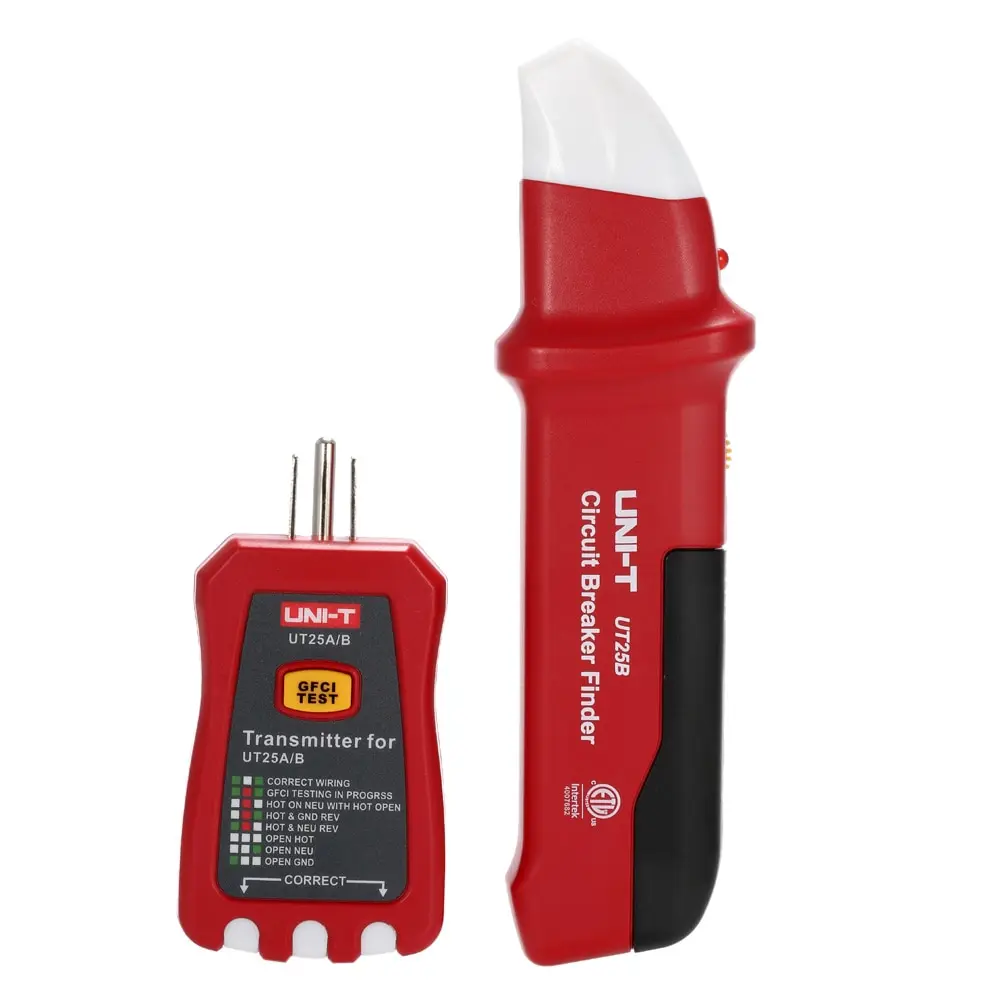 UNI-T UT25B High Performance Automatic Circuit Breaker Finder Socket ground Tester with LED Indicator electronic component test
UNI-T UT25B High Performance Automatic Circuit Breaker Finder Socket ground Tester with LED Indicator electronic component test