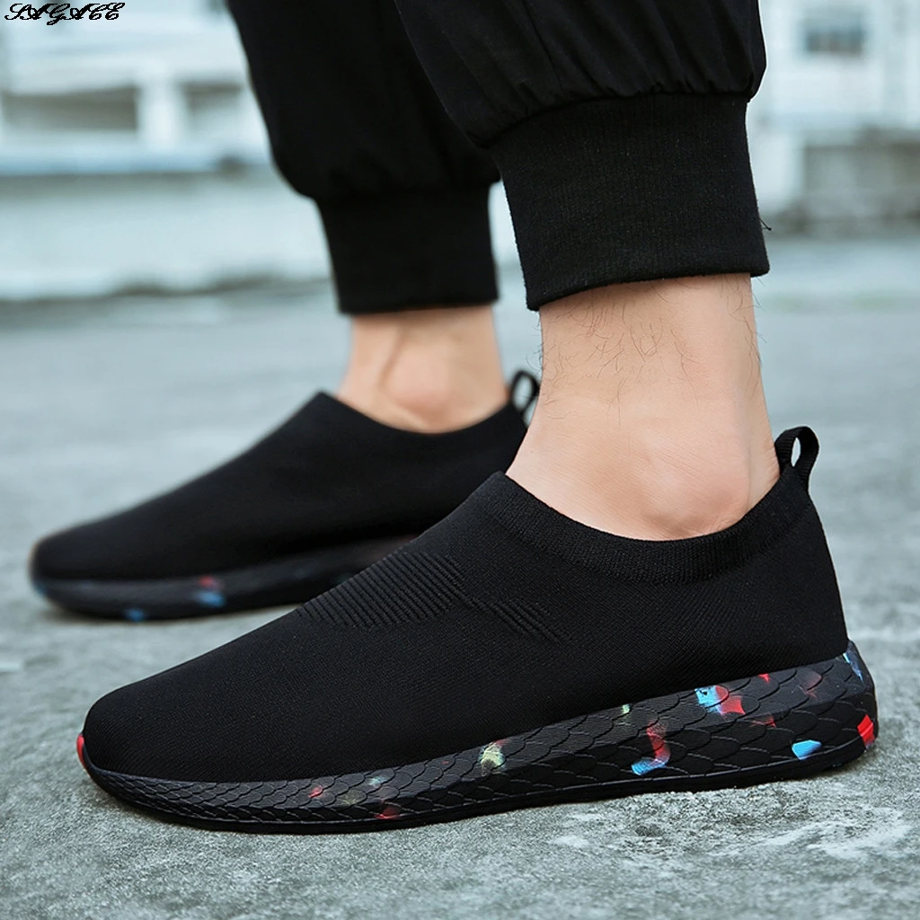 SAGACE Black Solid Color Men's Trend Sports Mesh Breathable Wear-resistant Outdoor Elastic Band Light Shoes Men's Shoes
SAGACE Black Solid Color Men's Trend Sports Mesh Breathable Wear-resistant Outdoor Elastic Band Light Shoes Men's Shoes