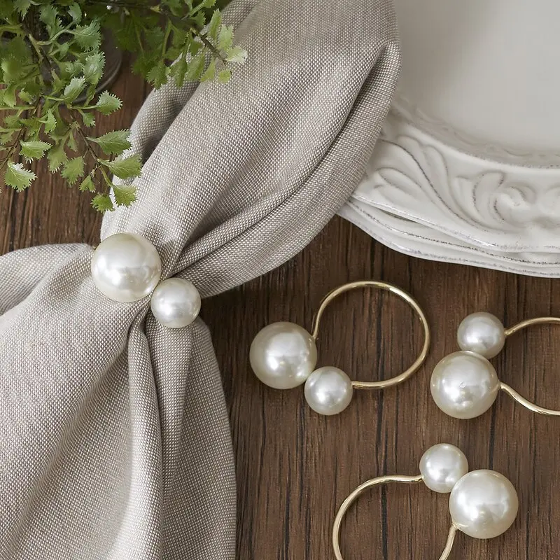 12pcs hotel dining table wire towel buckle creative personality metal napkin ring pearl napkin ring home table decoration
12pcs hotel dining table wire towel buckle creative personality metal napkin ring pearl napkin ring home table decoration