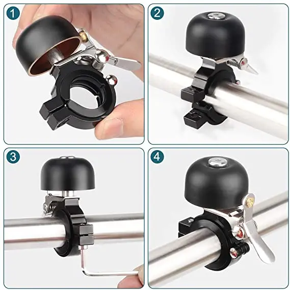 Bicycle Vintage Metal Bells Loud Sound Classic Style Handlebar Safety Riding Tool suit for mountain bike BMX bike 2020 New Hot 
Bicycle Vintage Metal Bells Loud Sound Classic Style Handlebar Safety Riding Tool suit for mountain bike BMX bike 2020 New Hot