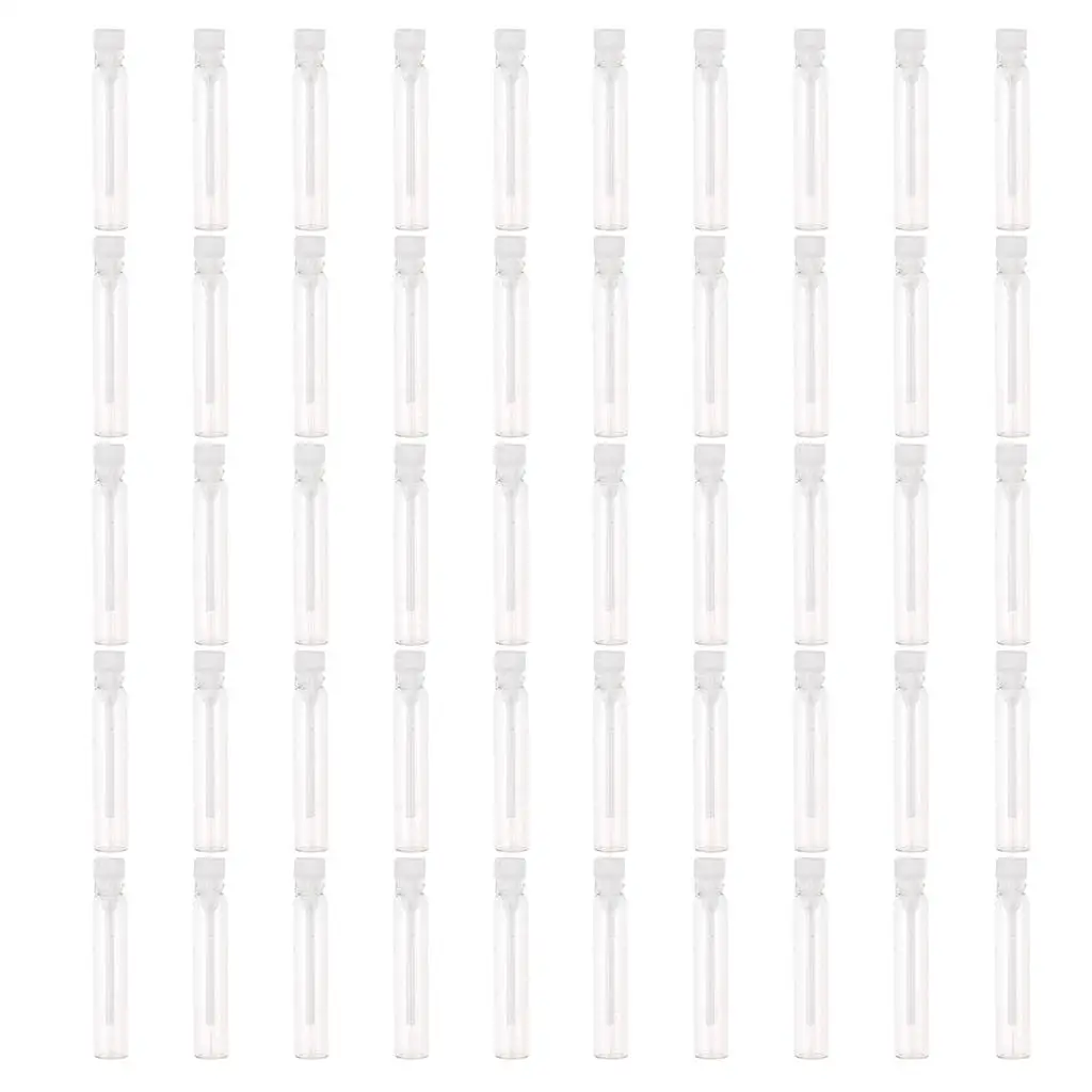 50 упаковок, 2 мл пустые стеклянные флаконы для ароматерапии 
50 упаковок, 2 мл пустые стеклянные флаконы для ароматерапии