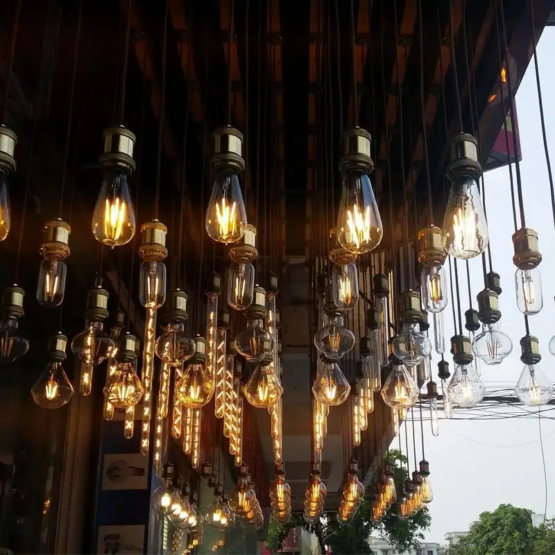 Vintage Edison LED Lamp Bulb E27 B22 Filament Retro LED Light Bulb 220V-240V 4W G95 ST58 A60 Globe Cage Pendant LED Lamp 400LM 
Vintage Edison LED Lamp Bulb E27 B22 Filament Retro LED Light Bulb 220V-240V 4W G95 ST58 A60 Globe Cage Pendant LED Lamp 400LM