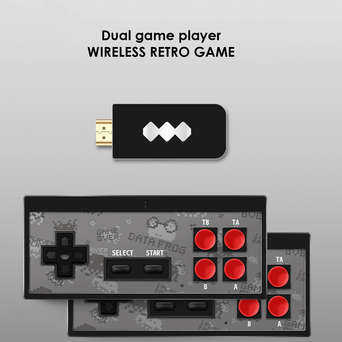 Retro TV Video Game Console Built In 568 Games Wireless Controller HDMI-Compaticable Output Support Two Player (Y2 HD)BLACK
Retro TV Video Game Console Built In 568 Games Wireless Controller HDMI-Compaticable Output Support Two Player (Y2 HD)BLACK