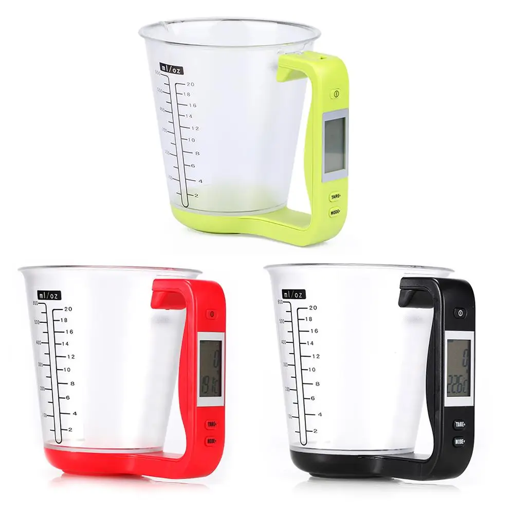 LCD Temperature Display Digital Measuring Cup Measurement Kitchen Electronic Scale
LCD Temperature Display Digital Measuring Cup Measurement Kitchen Electronic Scale