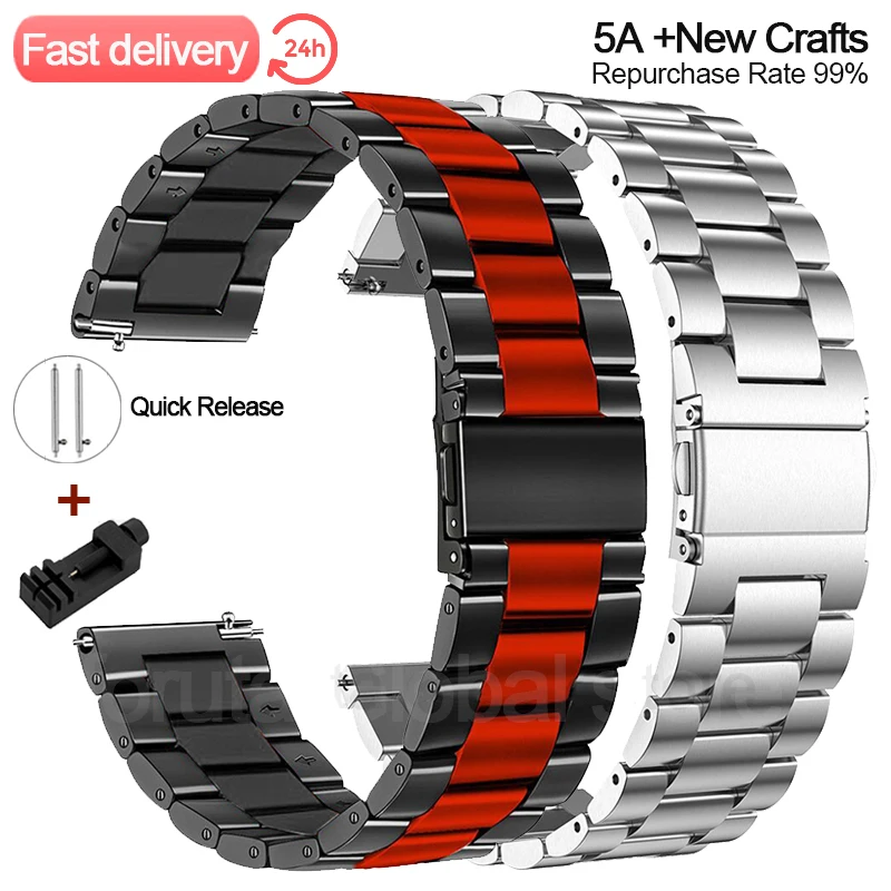 20mm 22mm luxury stainless steel band For Huawei GT2 Pro Bracelet Sport strap for Samsung Galaxy 3 Watch 42 46mm GEAR S3 Active2
20mm 22mm luxury stainless steel band For Huawei GT2 Pro Bracelet Sport strap for Samsung Galaxy 3 Watch 42 46mm GEAR S3 Active2