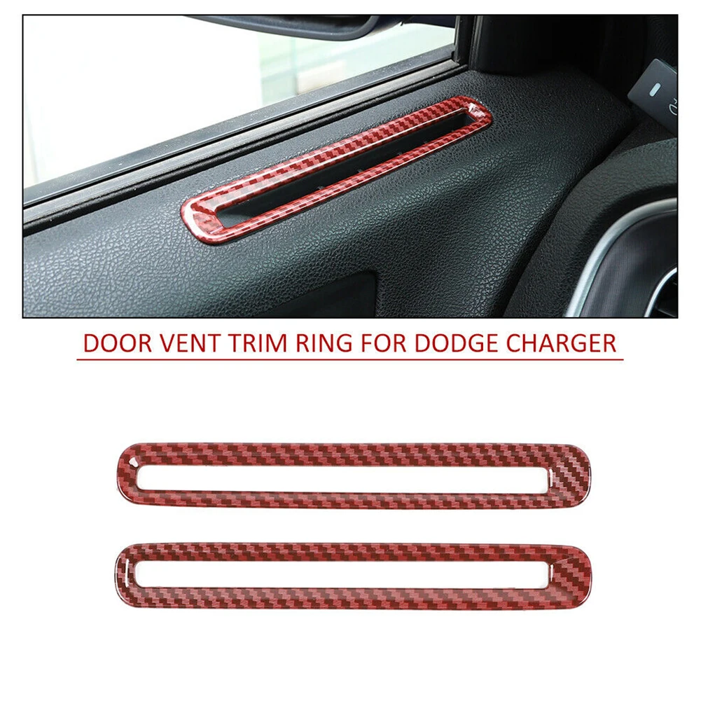 High Quality Decorative Frame Suitable For Dodge Charger 2011-20 Red Carbon Fiber Inner Door Air Outlet Cover Car Sticker
High Quality Decorative Frame Suitable For Dodge Charger 2011-20 Red Carbon Fiber Inner Door Air Outlet Cover Car Sticker