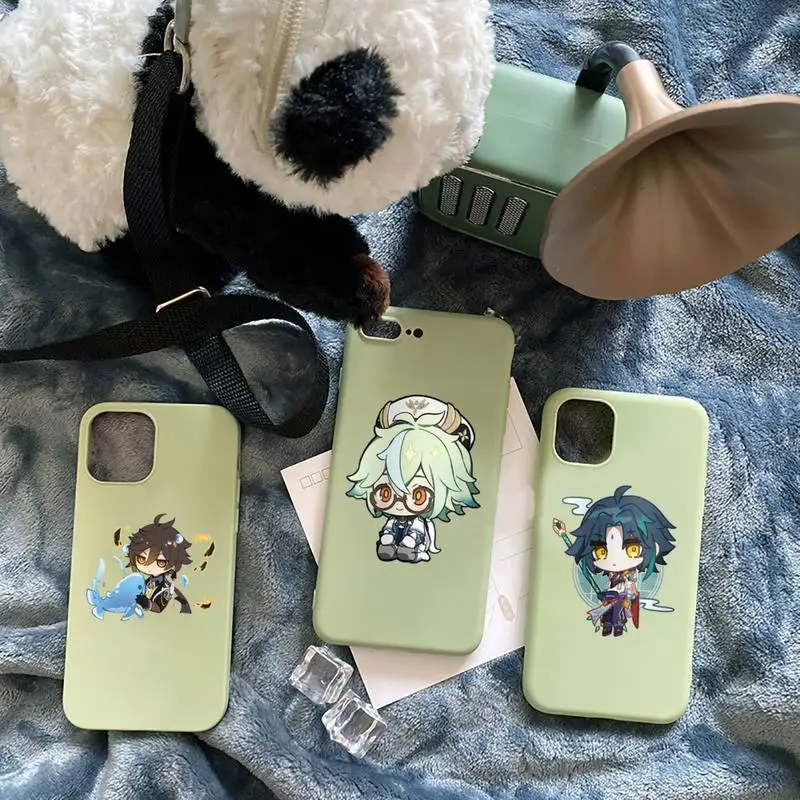 Genshin Impact cute Phone Case Candy Color for iPhone 6 7 8 11 12 s mini pro X XS XR MAX Plus
Genshin Impact cute Phone Case Candy Color for iPhone 6 7 8 11 12 s mini pro X XS XR MAX Plus