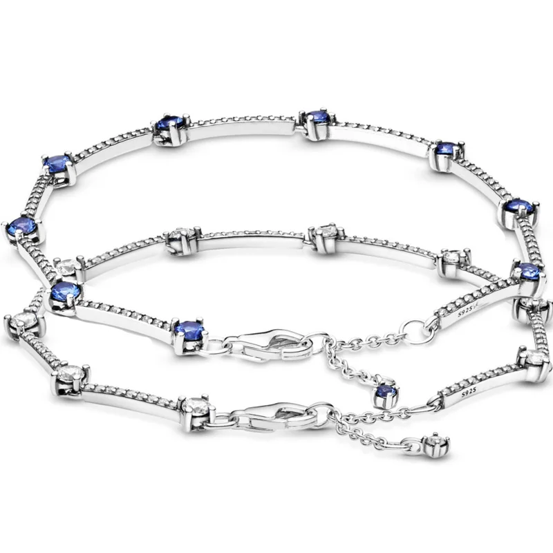 100% 925 пробы Серебряный сверкающий синий и прозрачный паве бар с хрустальным браслетом Подходит для европейских бусин очаровательные Diy ювел...
100% 925 пробы Серебряный сверкающий синий и прозрачный паве бар с хрустальным браслетом Подходит для европейских бусин очаровательные Diy ювел...