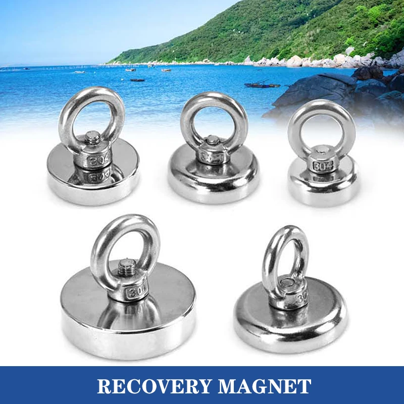 1PC Neodymium Magnet Powerful Lifesaving Hook Marine Magnets Fishing Holder Mount Pot With Ring Super Strong Round Search Magnet
1PC Neodymium Magnet Powerful Lifesaving Hook Marine Magnets Fishing Holder Mount Pot With Ring Super Strong Round Search Magnet