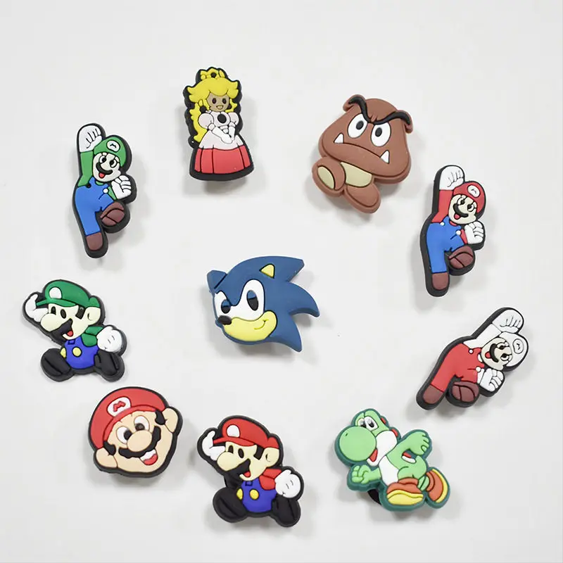 1pcs Cartoon Game Character Croc Charms PVC Shoe Charms Shoe Accessories Shoe Buckle Decorations fit Croc JIBZ Kids X-mas Gift
1pcs Cartoon Game Character Croc Charms PVC Shoe Charms Shoe Accessories Shoe Buckle Decorations fit Croc JIBZ Kids X-mas Gift