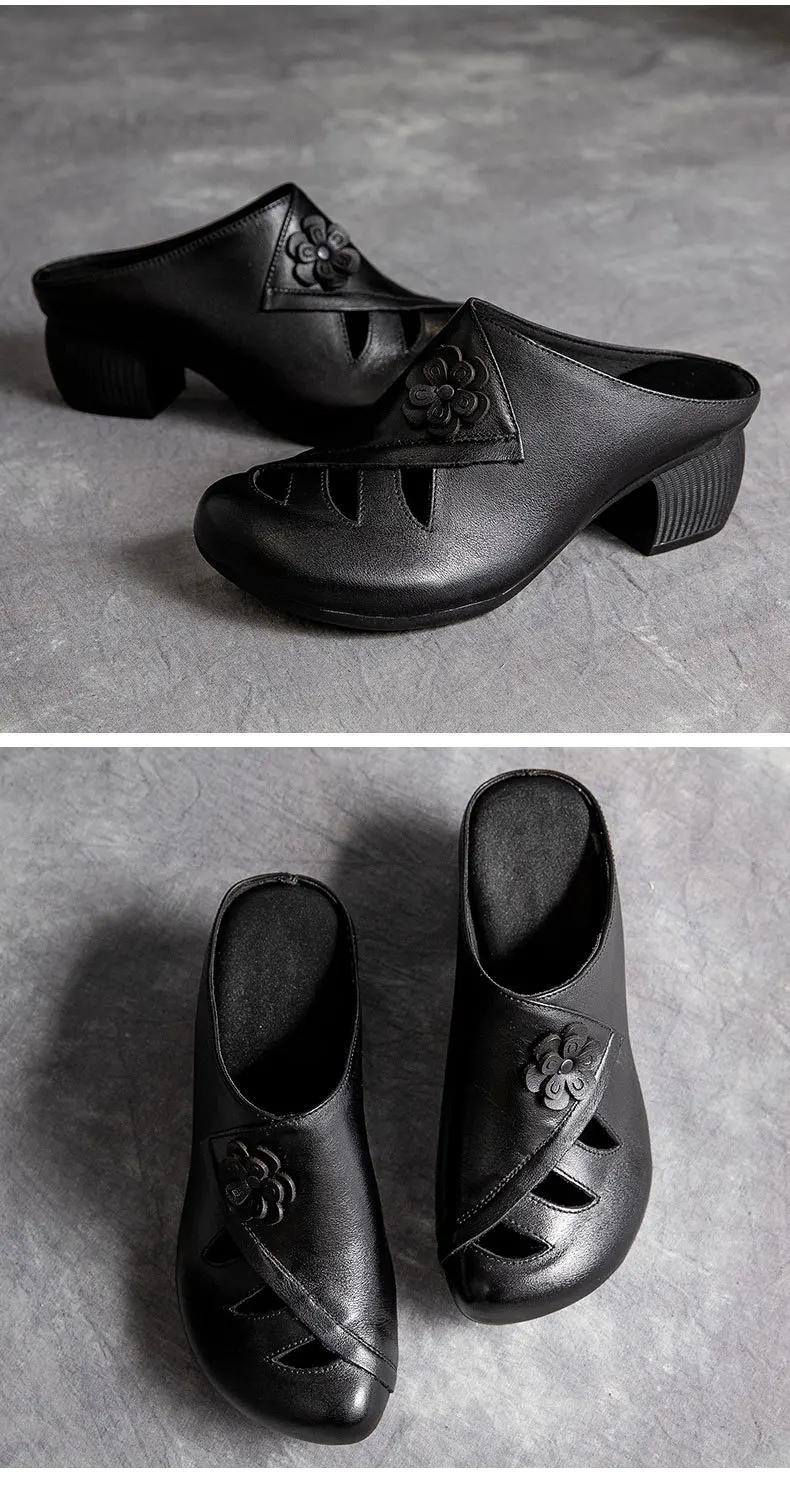 2021 summer new leather thick heel round toe solid color low-top matching retro flowers ladies casual sandals
2021 summer new leather thick heel round toe solid color low-top matching retro flowers ladies casual sandals