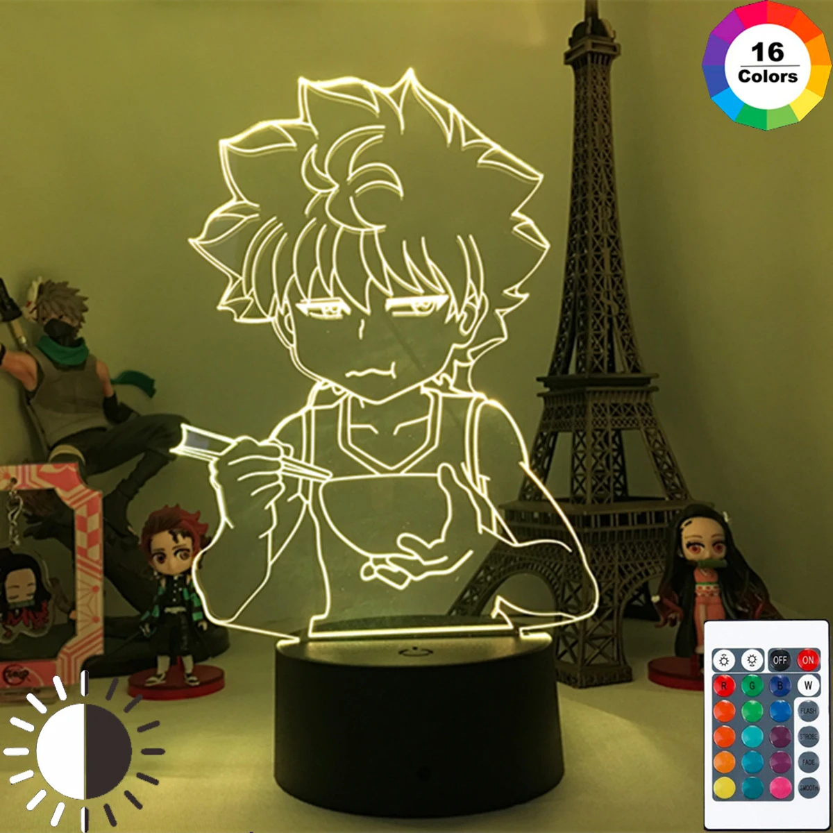 Светодиодный светильник Hunter X Hunter Killua Hxh, светодиодный 3D ночсветильник, Аниме подарок, акриловая неоновая лампа Killua, милое украшение для детс...
Светодиодный светильник Hunter X Hunter Killua Hxh, светодиодный 3D ночсветильник, Аниме подарок, акриловая неоновая лампа Killua, милое украшение для детс...
