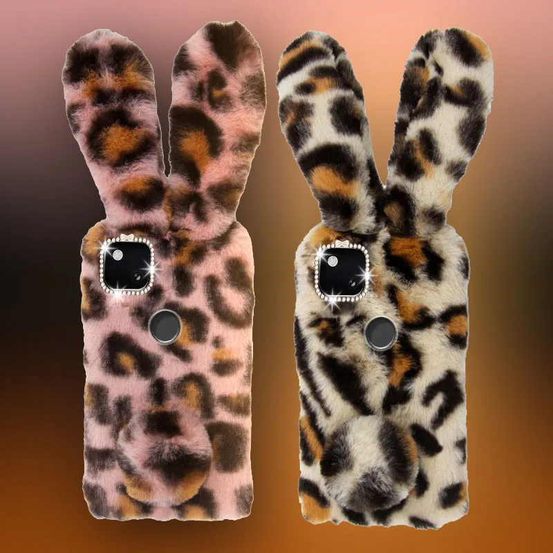 Cute Fluffy rabbit Case For Google Pixel 4A 4G 5G 5 5A Back Cover Retro leopard print soft Cases for Google 6 XL Pro Case Funda
Cute Fluffy rabbit Case For Google Pixel 4A 4G 5G 5 5A Back Cover Retro leopard print soft Cases for Google 6 XL Pro Case Funda