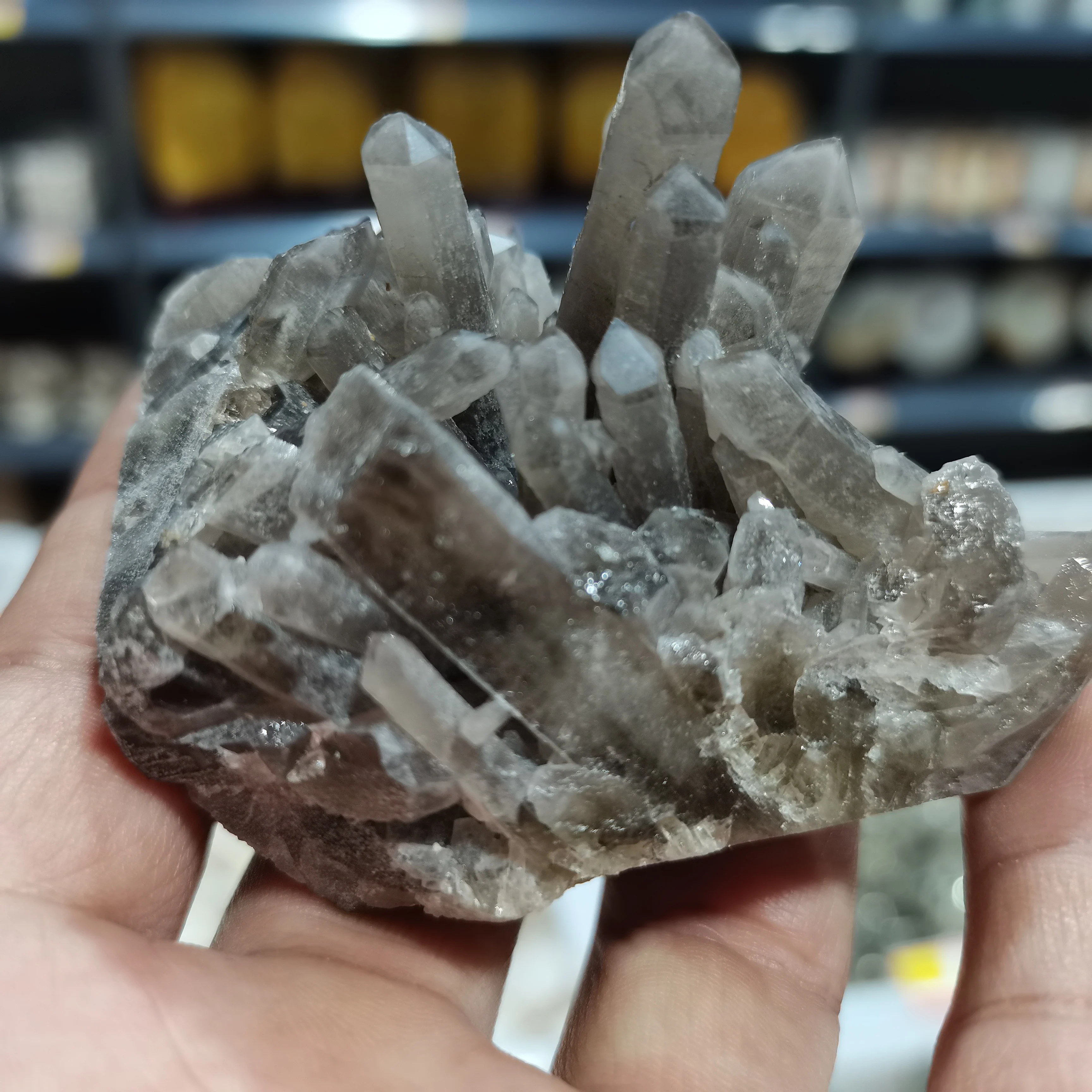 200-300g Natural Tea crystal cluster Mineral Specimen Smokey quartz Healing Stones For Teaching Dream Home Decor
200-300g Natural Tea crystal cluster Mineral Specimen Smokey quartz Healing Stones For Teaching Dream Home Decor