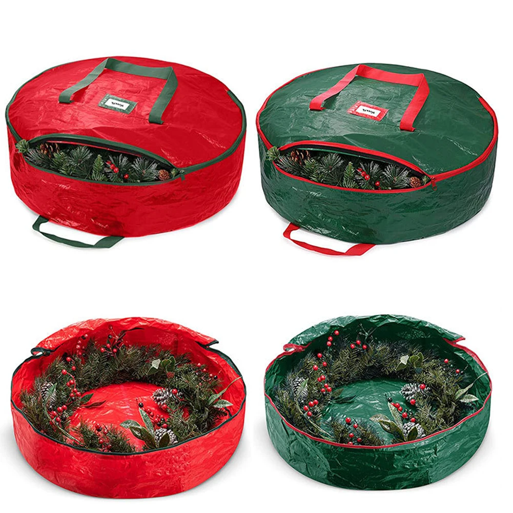 1Pcs Wreath Storage Bag Container Zippered Bag with Stainless Steel S Hook Valentine Christmas Waterproof Wreath Storage
1Pcs Wreath Storage Bag Container Zippered Bag with Stainless Steel S Hook Valentine Christmas Waterproof Wreath Storage
