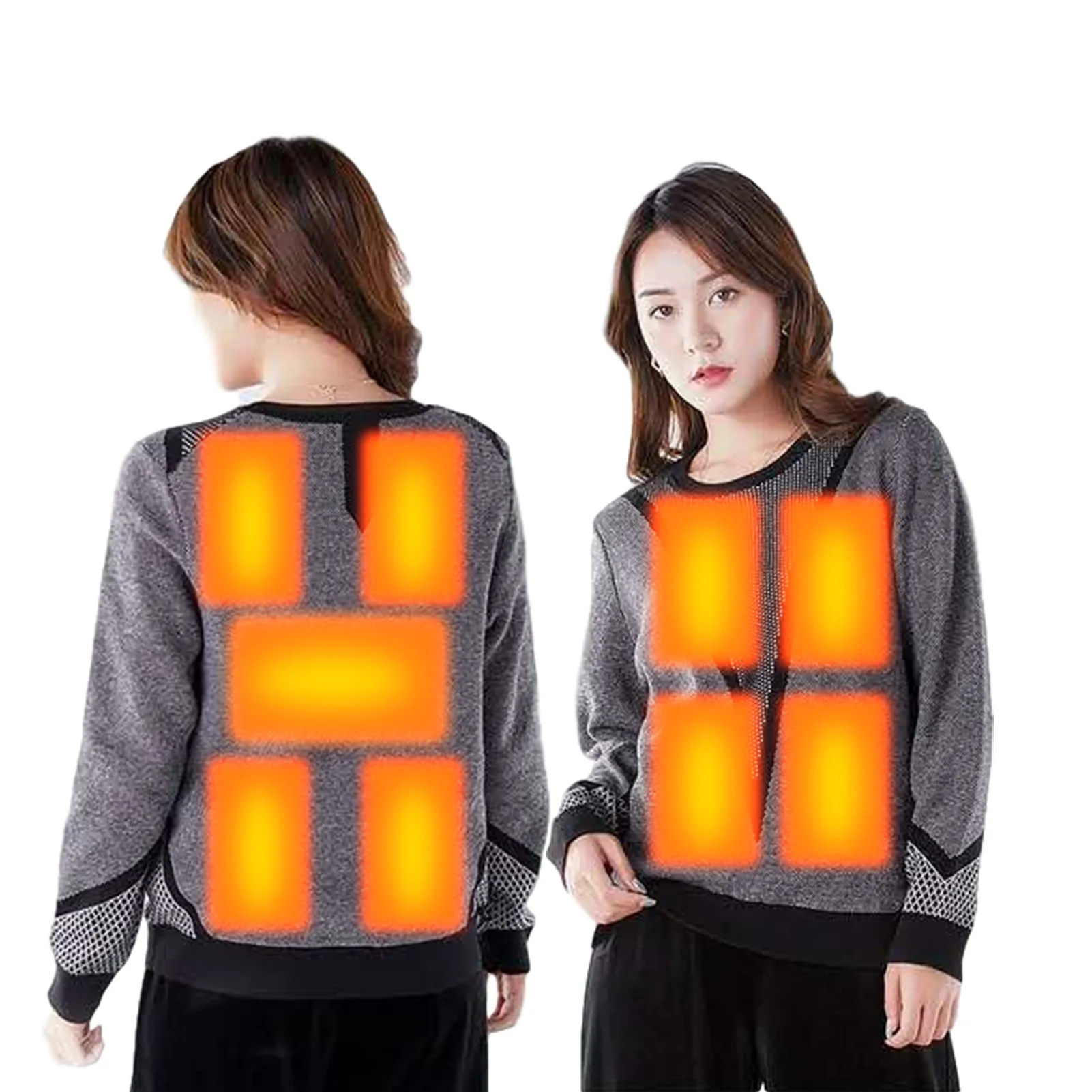 Smart Heated Ladies Knitted Sweater USB Washable Heating Sweater Outdoor Leisure Sports Heating Clothing 3-level temperature
Smart Heated Ladies Knitted Sweater USB Washable Heating Sweater Outdoor Leisure Sports Heating Clothing 3-level temperature