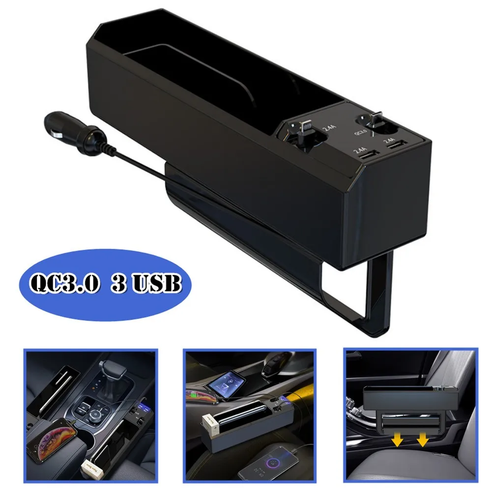 Car Seat Gap Organizer Dual USB Port W/2Pcs Charger Cable Seat Slot Storage Seat Seam Pockets Trunk Organizer
Car Seat Gap Organizer Dual USB Port W/2Pcs Charger Cable Seat Slot Storage Seat Seam Pockets Trunk Organizer