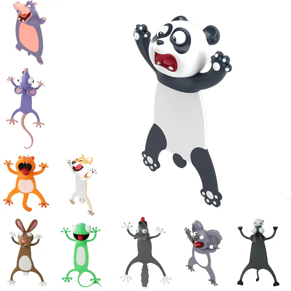 Creative 3D Stereo Bookmark Cute Cartoon Animal Marker Kawaii Cat Panda Bookmark Of Pages Kids Gifts School Stationery Supplies
Creative 3D Stereo Bookmark Cute Cartoon Animal Marker Kawaii Cat Panda Bookmark Of Pages Kids Gifts School Stationery Supplies