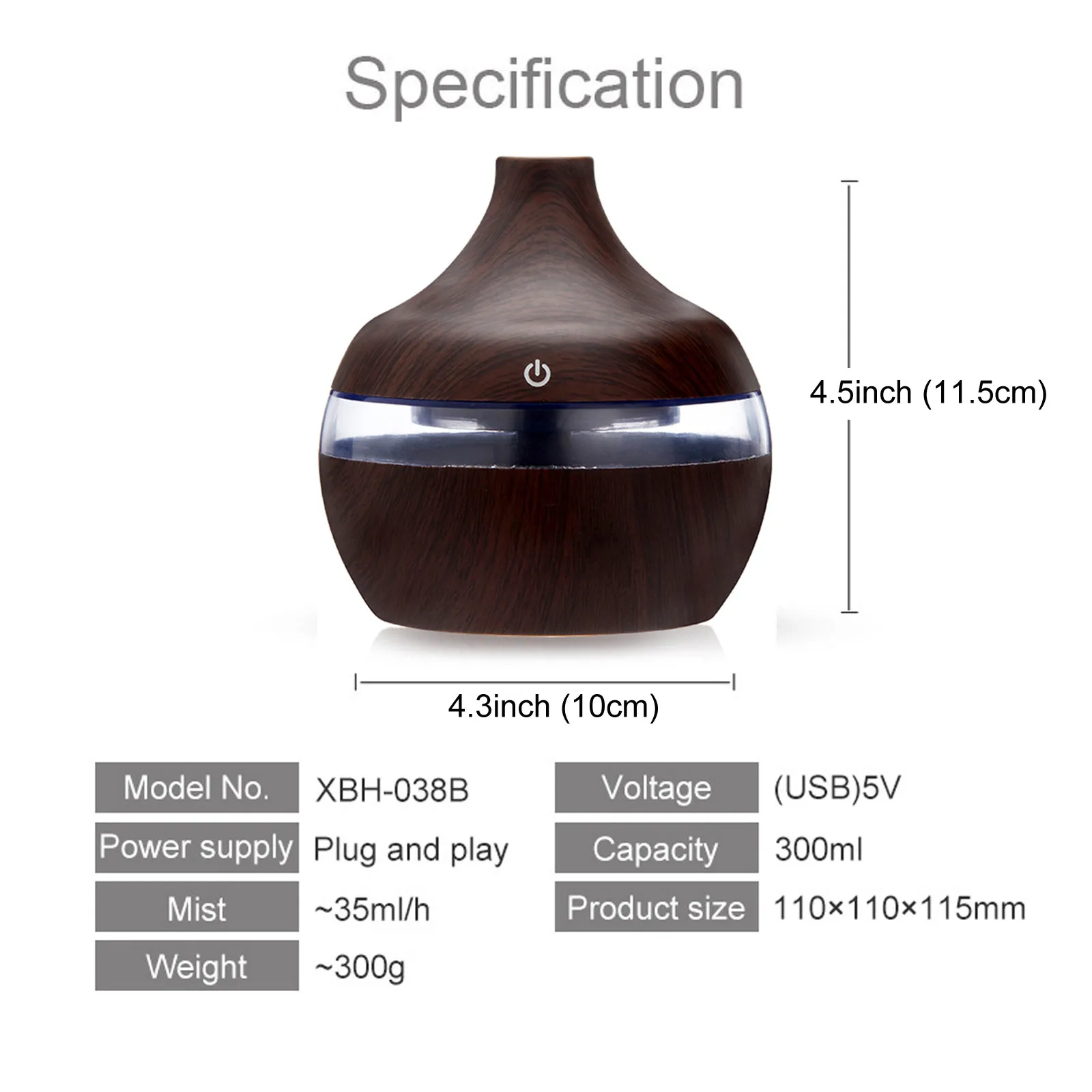 Usb Aroma Diffuser Ultrasonic Cool Mist Maker Humidifier Air Purifier 7 Color Change Led Night Light For Office Home#dg4
Usb Aroma Diffuser Ultrasonic Cool Mist Maker Humidifier Air Purifier 7 Color Change Led Night Light For Office Home#dg4
