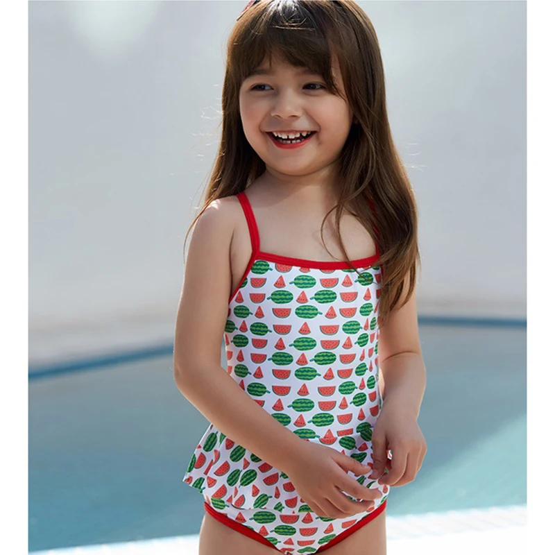 Купальник для девочек пляжная одежда купальный костюм детей купальник цельный