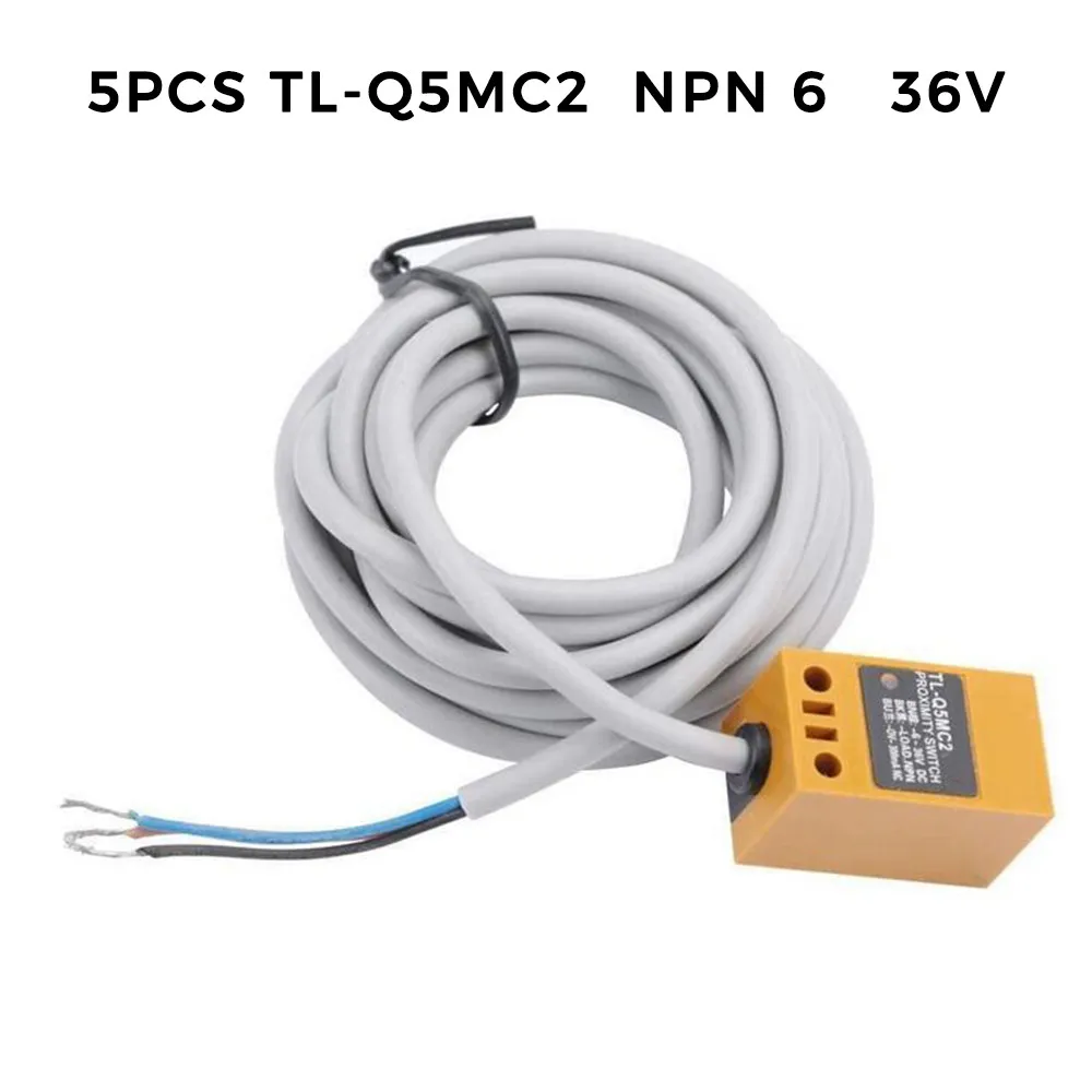5Pcs TL-Q5MC2 Inductive Proximity Switch Sensor NPN Normal Close DC 6~36V Inductive Proximity Switch Electrical Appliances Tools
5Pcs TL-Q5MC2 Inductive Proximity Switch Sensor NPN Normal Close DC 6~36V Inductive Proximity Switch Electrical Appliances Tools