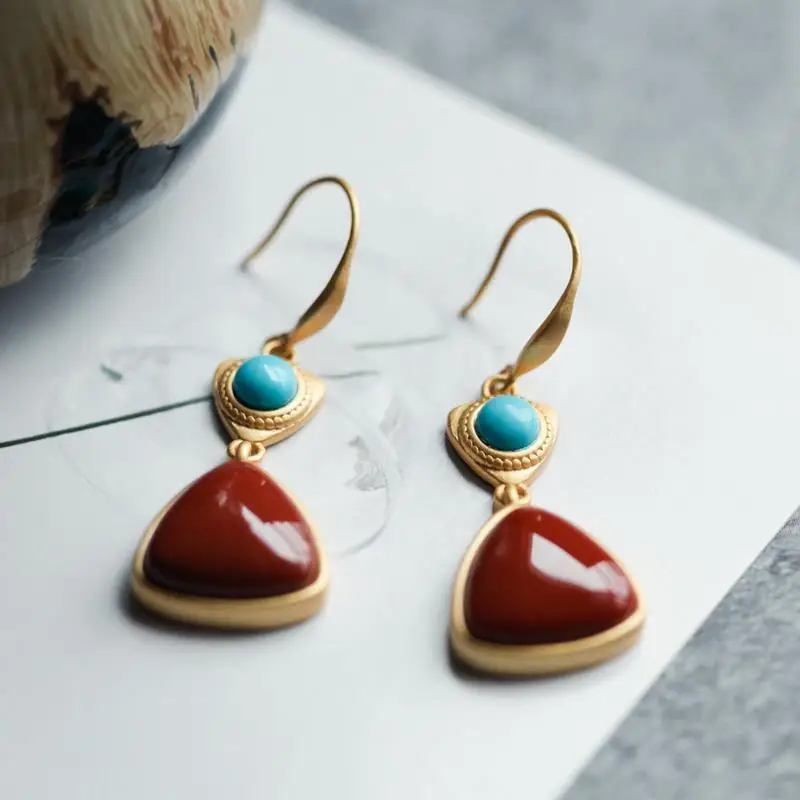 Qingyun Sterling Silver Ornament New Imperial Palace Super Fairy Women's Retro Style Designer All-Match Earrings Earrings Earrin
Qingyun Sterling Silver Ornament New Imperial Palace Super Fairy Women's Retro Style Designer All-Match Earrings Earrings Earrin