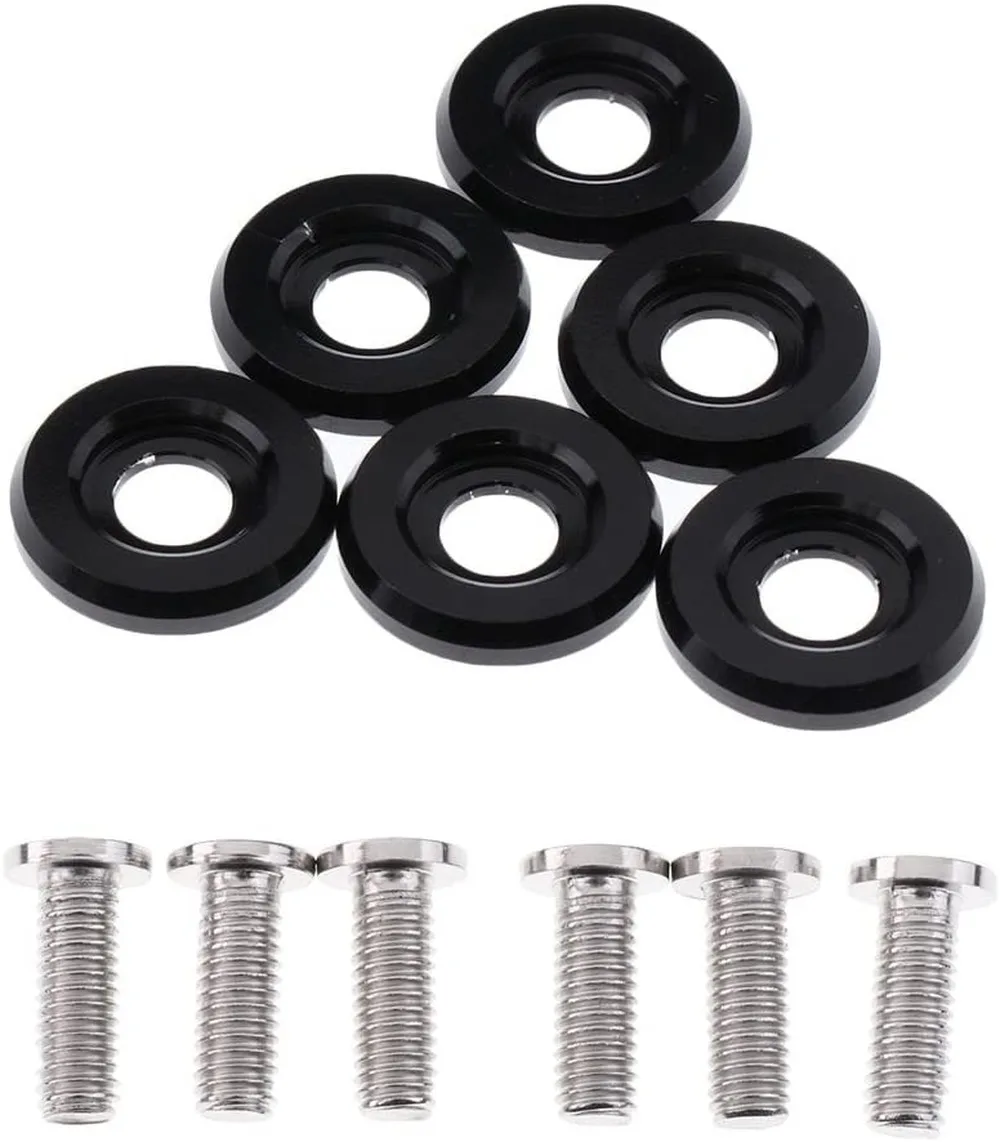 6x Aluminium Alloy Cup Head Engine Bay Fender Bumper Washer Bolt Kit - Black
6x Aluminium Alloy Cup Head Engine Bay Fender Bumper Washer Bolt Kit - Black