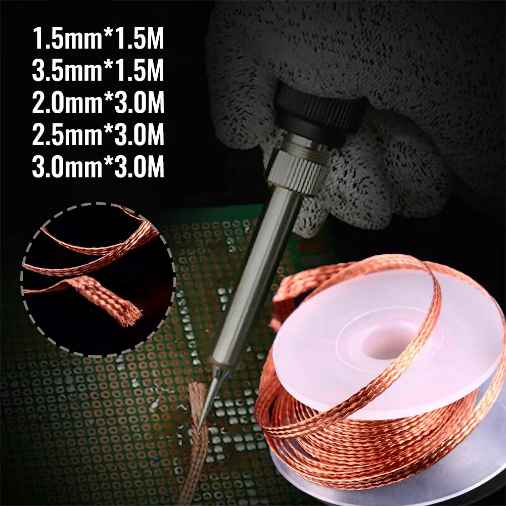 1.5Meter/3Meter Length Desoldering Solder Accessories Welding Suction Line Precision Instruments//////new And High Quality
1.5Meter/3Meter Length Desoldering Solder Accessories Welding Suction Line Precision Instruments//////new And High Quality
