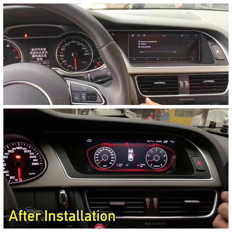 Android 9.0 Octa Core 4+64G 8.8 Inch Car Multimedia Player MMI 2G 3G WIFI GPS Navigation Radio for 2008-2016 Audi A4 B8 8K
Android 9.0 Octa Core 4+64G 8.8 Inch Car Multimedia Player MMI 2G 3G WIFI GPS Navigation Radio for 2008-2016 Audi A4 B8 8K