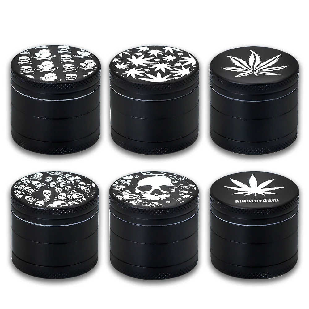 HONEYPUFF Zinc Alloy 40mm 4-Layers Tobacco Grinder Metal Herb Crusher Weed Accessories For Smoking
HONEYPUFF Zinc Alloy 40mm 4-Layers Tobacco Grinder Metal Herb Crusher Weed Accessories For Smoking