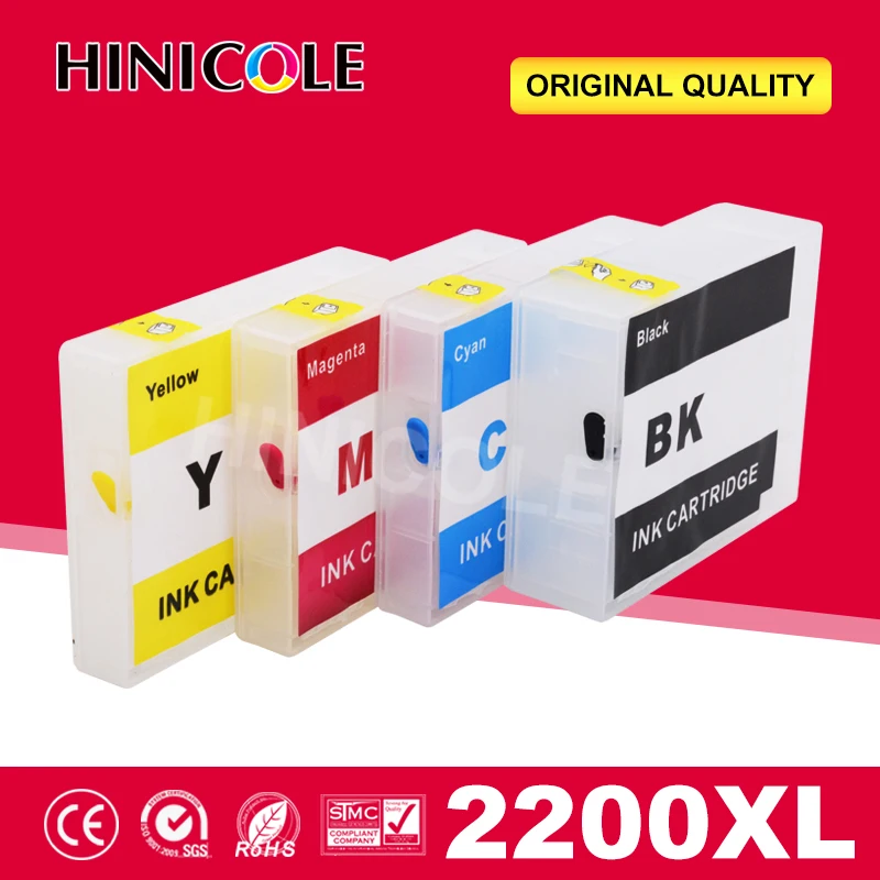 Hinicole Ink Cartridge Refillable MAXIFY IB4020 iB4120 MB5020 MB5120 MB5320 MB5420 Printer Cartridge For Canon PGI 2200
Hinicole Ink Cartridge Refillable MAXIFY IB4020 iB4120 MB5020 MB5120 MB5320 MB5420 Printer Cartridge For Canon PGI 2200