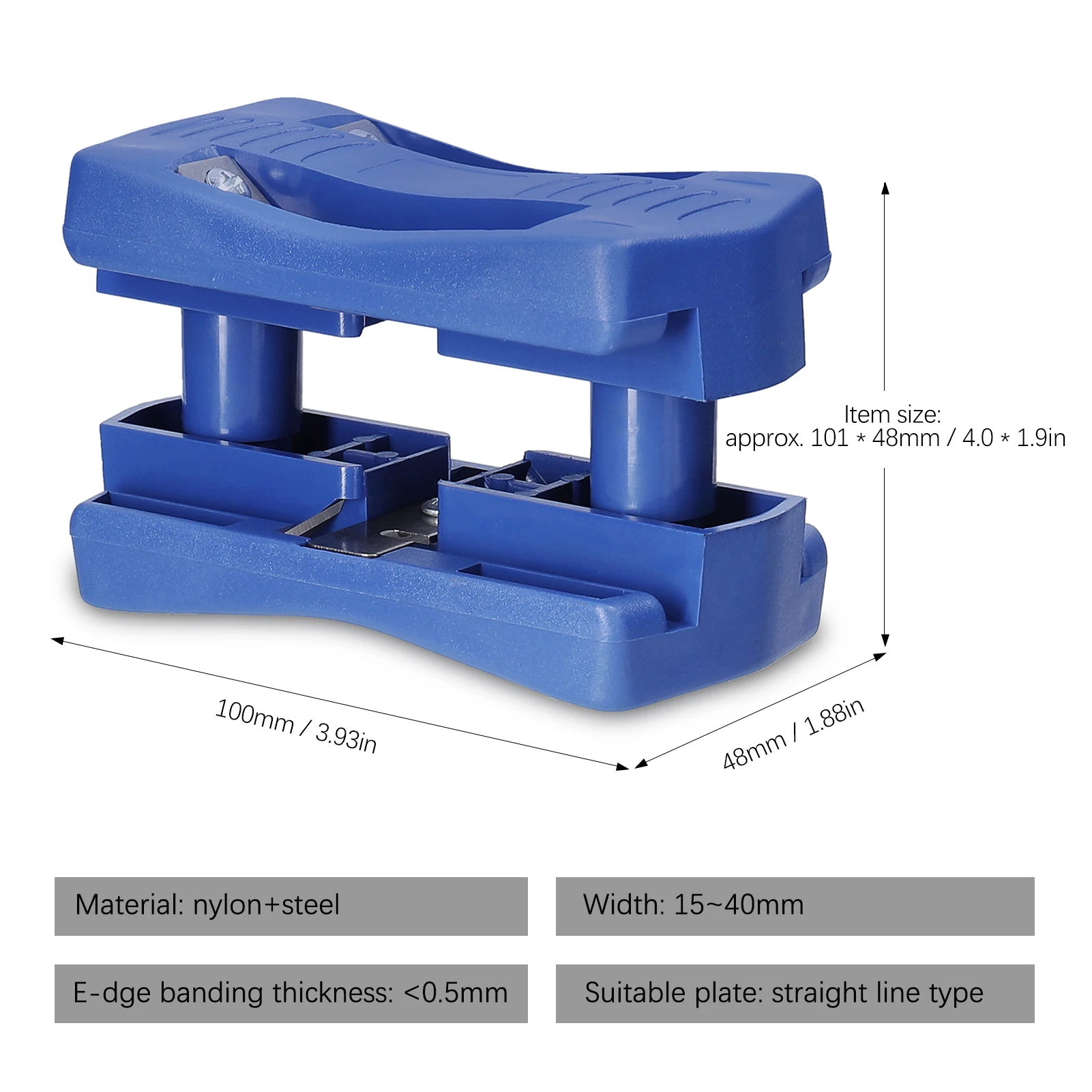 Manual Trimmer Woodworking Trimmers Plate Edges Banding Machine Steel B-lades Woodworking Tools Suitable for Wood Plastics PVC
Manual Trimmer Woodworking Trimmers Plate Edges Banding Machine Steel B-lades Woodworking Tools Suitable for Wood Plastics PVC