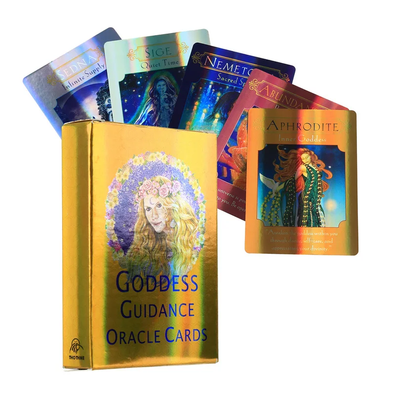 Goddess Guidance oracle cards deck Tarot Del flash Cards Tarot Deck Oracles Game Linestrider Dreams Toy Divination Star Spinner
Goddess Guidance oracle cards deck Tarot Del flash Cards Tarot Deck Oracles Game Linestrider Dreams Toy Divination Star Spinner