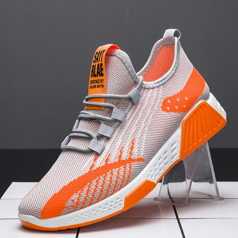 New Mesh Men Sneakers Casual Lace-up Sneakers Breathable No-slip For Male Tennis Flying Weaving Tourist Leisure Sports Shoes
New Mesh Men Sneakers Casual Lace-up Sneakers Breathable No-slip For Male Tennis Flying Weaving Tourist Leisure Sports Shoes