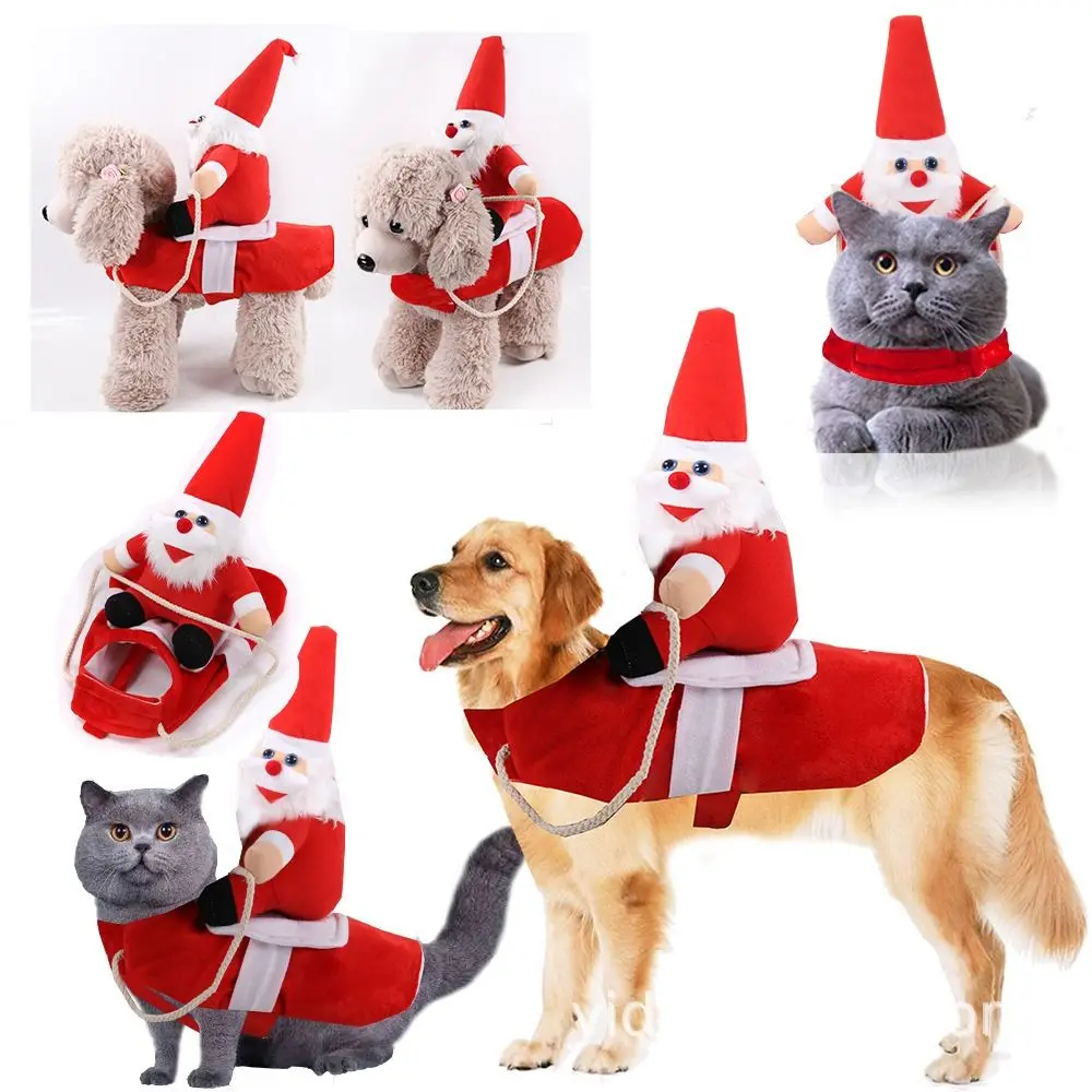 For Small Large Cat Dog Riding Outfit with Christmas Doll Dog Apparel Costumes Santa Claus Pet Supplies Pet Clothes
For Small Large Cat Dog Riding Outfit with Christmas Doll Dog Apparel Costumes Santa Claus Pet Supplies Pet Clothes