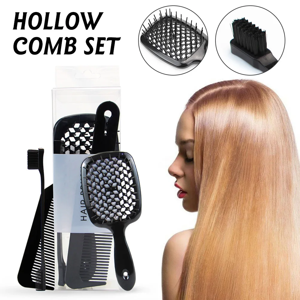 1set Hair Brush Set Scalp Massager Comb Hollow Design Non-Slip Handle Hair Styling Comb for Curly Straight Wet Hair FastDelivery
1set Hair Brush Set Scalp Massager Comb Hollow Design Non-Slip Handle Hair Styling Comb for Curly Straight Wet Hair FastDelivery