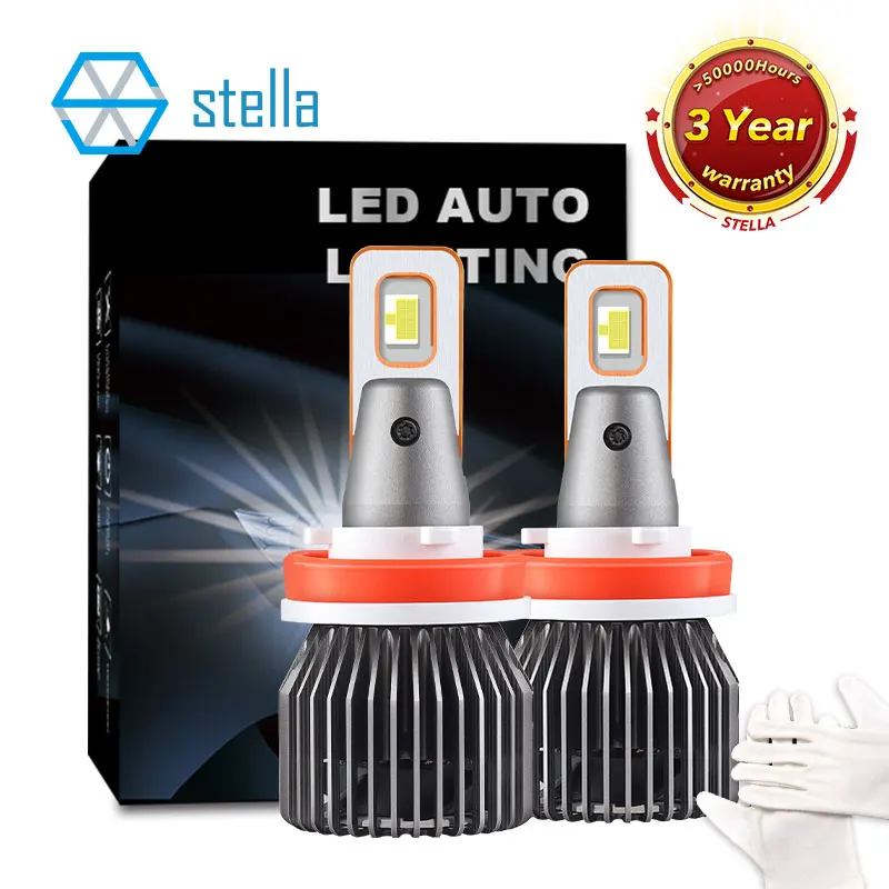Stella 9 chips LED Headlight H7 led Canbus H4 H1 Fog Lamps H11 Light Bulbs for Auto 9005 9006 hi/lo Beam for Car 70W 25000LM 12V
Stella 9 chips LED Headlight H7 led Canbus H4 H1 Fog Lamps H11 Light Bulbs for Auto 9005 9006 hi/lo Beam for Car 70W 25000LM 12V