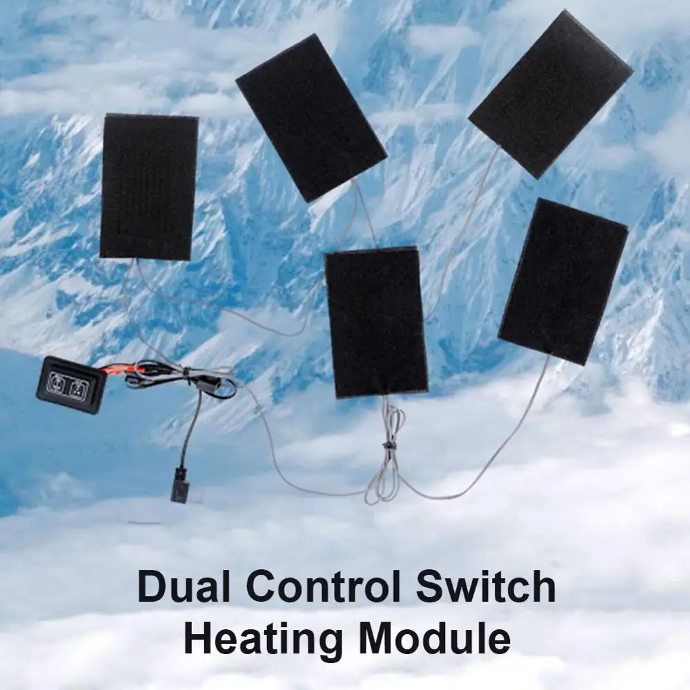 5v Three-Speed Temperature Adjustment Separate Control USB Five Heating Plate for Heated Vest Clothing Hot In Sale
5v Three-Speed Temperature Adjustment Separate Control USB Five Heating Plate for Heated Vest Clothing Hot In Sale