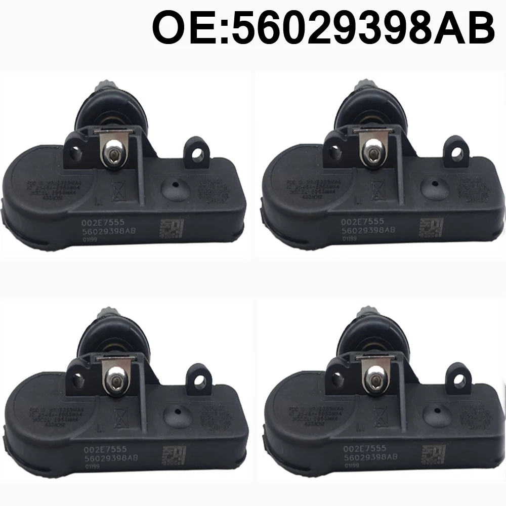 Автомобильный датчик давления в шинах tpms/датчик с клапаном 433 МГц для Fiat 500 Chrysler 300
