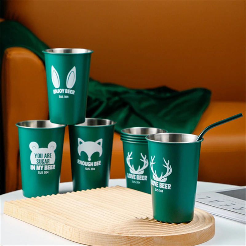 350/500ml Creative 304 Stainless Steel Mug for Tea Coffee Beer Cups Tableware Home Water Tumbler Milk Cup Kitchen Drinkware
350/500ml Creative 304 Stainless Steel Mug for Tea Coffee Beer Cups Tableware Home Water Tumbler Milk Cup Kitchen Drinkware
