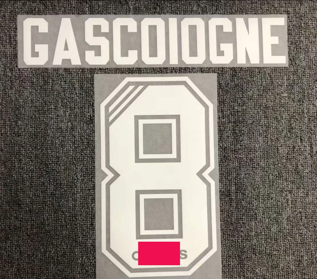 Retro 1995 1997 Gascoiogne Nameset Customize Any Name Number Printing Iron on Transfer Badge
Retro 1995 1997 Gascoiogne Nameset Customize Any Name Number Printing Iron on Transfer Badge