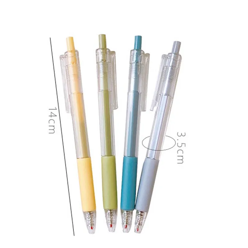 5Pcs/lot Color Gel Pens 0.5mm Black Ink Transparent Rod Press Gel Pen for School Student Office Writing Exam Stationery Supplies
5Pcs/lot Color Gel Pens 0.5mm Black Ink Transparent Rod Press Gel Pen for School Student Office Writing Exam Stationery Supplies