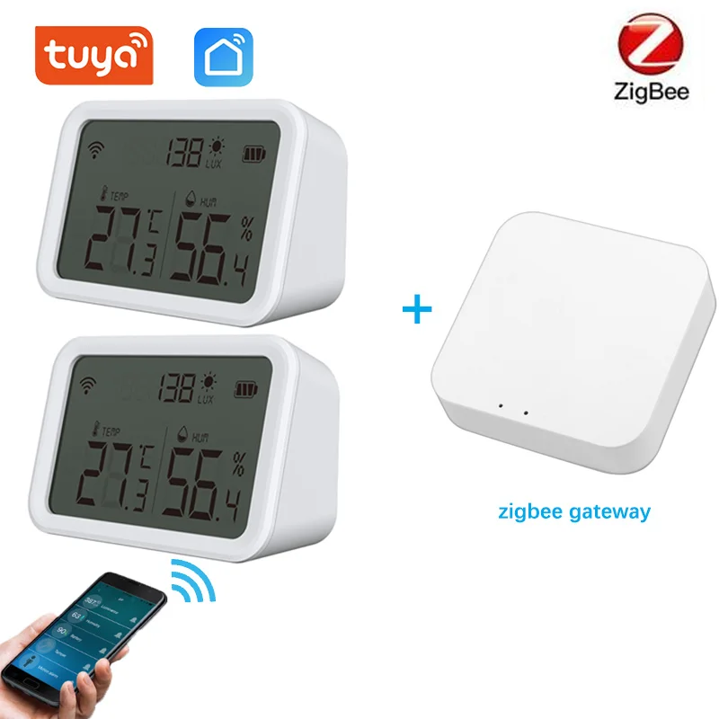 Датчик температуры и влажности NEO Tuya ZigBee, умный дом со светодиодным экраном, работает с Google Assistant и Tuya Zigbee Hub
Датчик температуры и влажности NEO Tuya ZigBee, умный дом со светодиодным экраном, работает с Google Assistant и Tuya Zigbee Hub