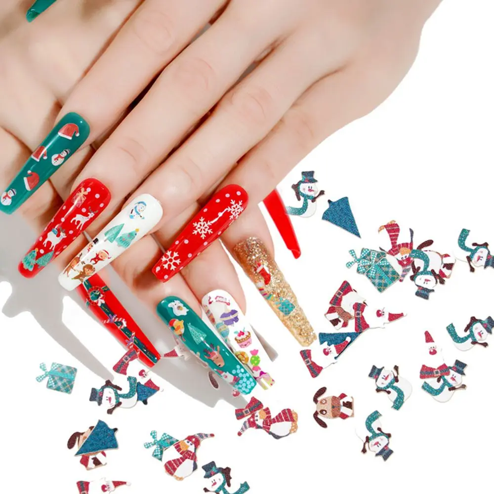 Claus Merry Christmas Manicure Accessories Wood Pulp Applique Christmas Nail Sticker DIY Nail Decal Nail Art Decoration
Claus Merry Christmas Manicure Accessories Wood Pulp Applique Christmas Nail Sticker DIY Nail Decal Nail Art Decoration
